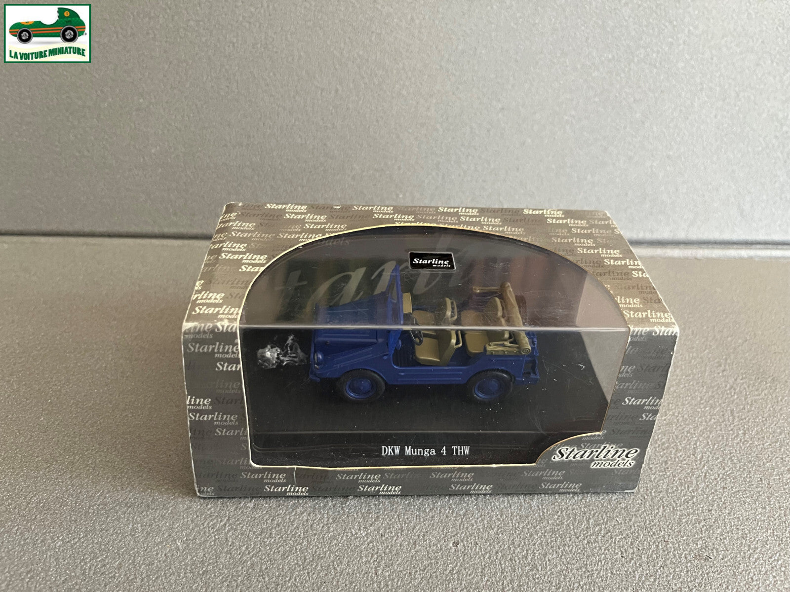 Voiture Miniature DKW Munga 4 THW Starline Models au 1/43