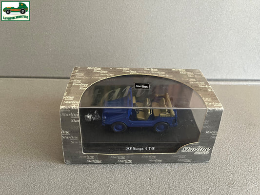 Voiture Miniature DKW Munga 4 THW Starline Models au 1/43