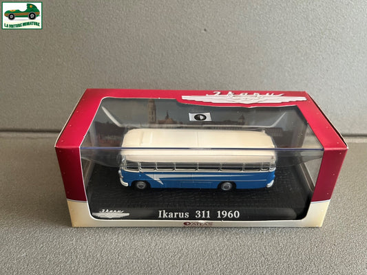 Voiture miniature Ikarus 311 1960 Autobus Bus Collection Atlas 1/72