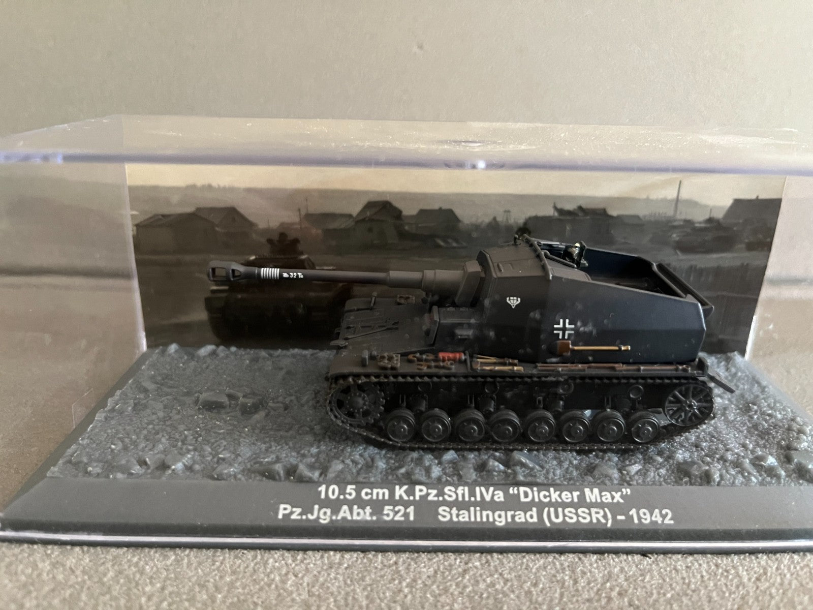 Miniature Militaire Char Tank Blindé 10.5cm K.Pz.Sfl.Iva Dicker Max Altaya 1/72