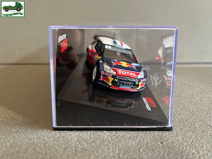 Voiture miniature Citroen DS3 Rallye France 2012 Loeb 1/43