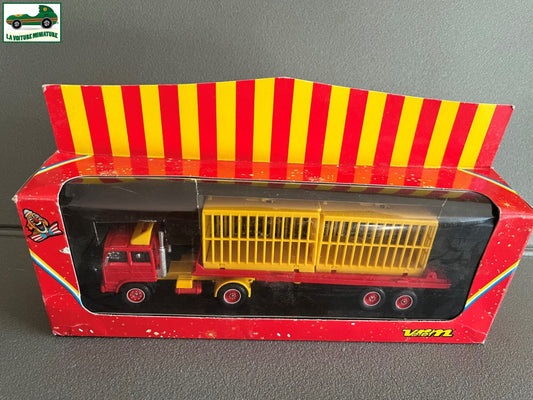 Voiture Miniature Semi Remorque Renault Transport Cage Pinder Verem 803 1/50