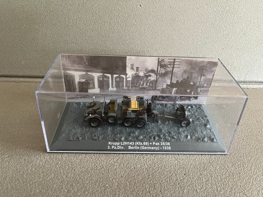 Miniature Militaire Char Tank Blindé Krupp L2H143 Kfz. 69 Pak 35/36 Altaya 1/72