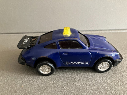 Jouet Ancien Tôle Voiture Miniature Porsche 911 Gendarmerie Tonka