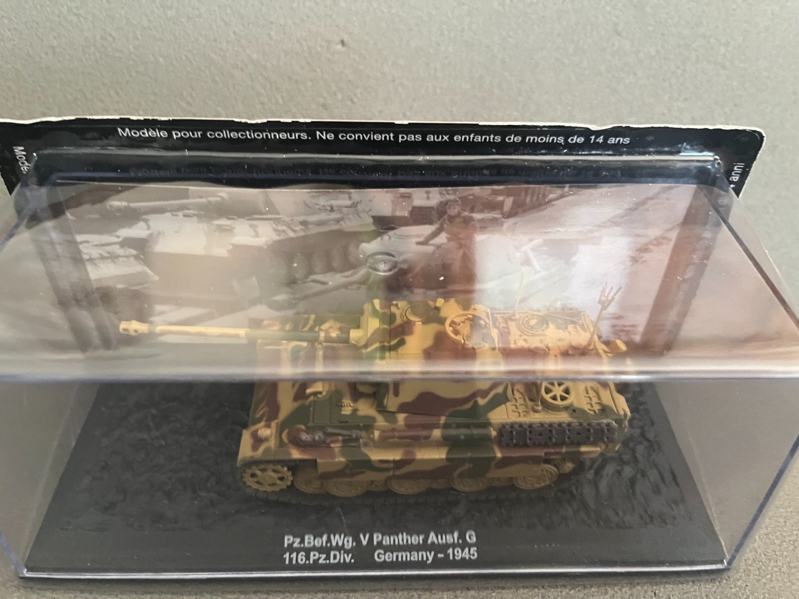 Miniature Militaire Char Tank Blindé Pz.Bef.Wg. V Panther 116 Altaya 1/72