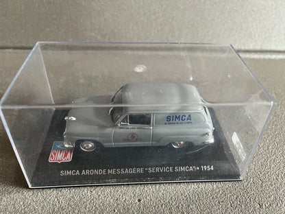 Voiture miniature Simca Aronde Messagère Service 1954 Altaya au 1/43