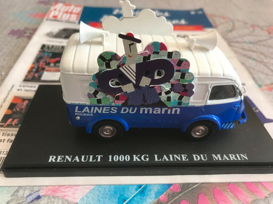 Voiture miniature Renault 1000 kg Laine du Marin Auto Plus Hachette au 1/43