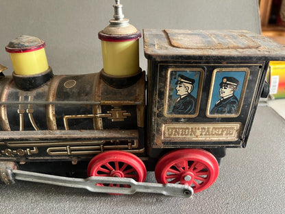 Jouet Ancien Tôle Train Locomotive Modern Toys Union Pacific Japan