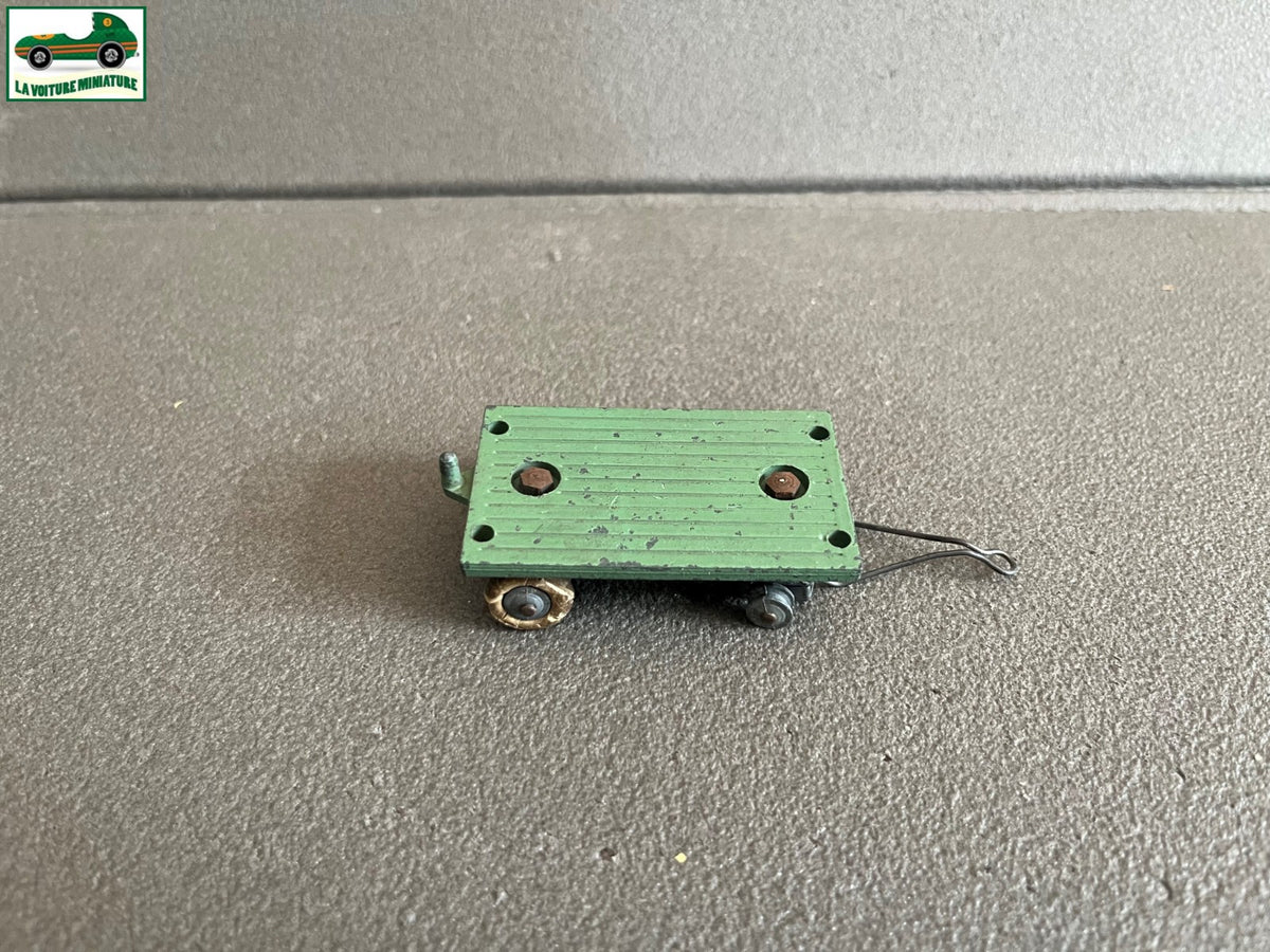 Ancienne Voiture Miniature Remorque Solido Demontable Epave