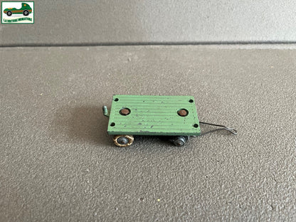 Ancienne Voiture Miniature Remorque Solido Demontable Epave
