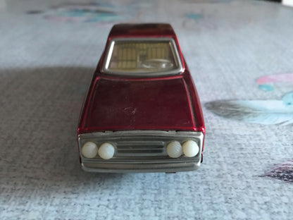  Ancien Jouet Voiture MF234 Made in China Tole Metal à Friction 1/30 15cm env