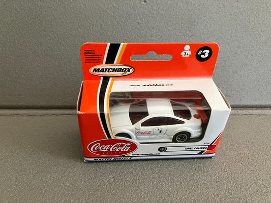 Voiture miniature Opel Calibra Coca Cola Matchbox 1/64 Echelle Type Majorette