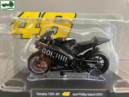 Moto GP miniature Valentino Rossi 46 Yamaha YZR-M1 Test Philip Island 2004 1/18
