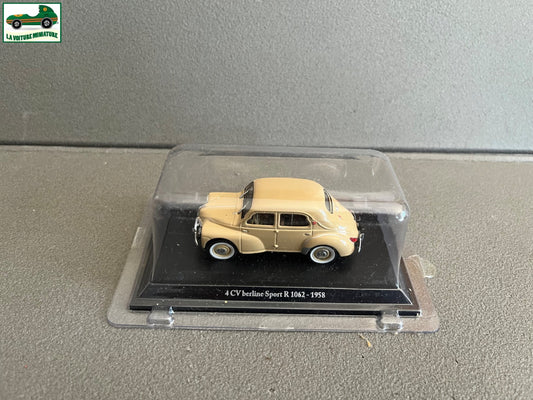 Voiture Miniature Renault 4 CV 4cv Berline Sport R 1062 1958 Eligor au 1/43