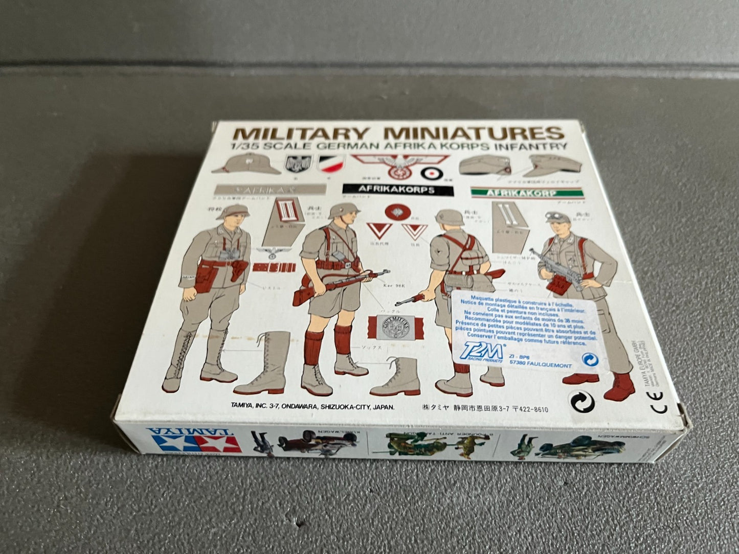 Maquette Militaire Figurine Soldat German Afrika Korps Infantry Tamiya 1/35