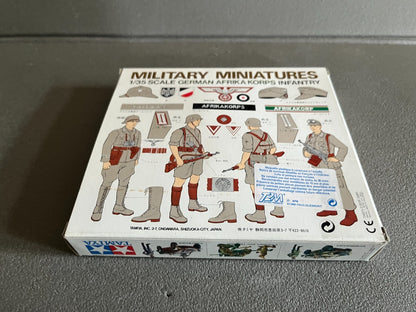 Maquette Militaire Figurine Soldat German Afrika Korps Infantry Tamiya 1/35
