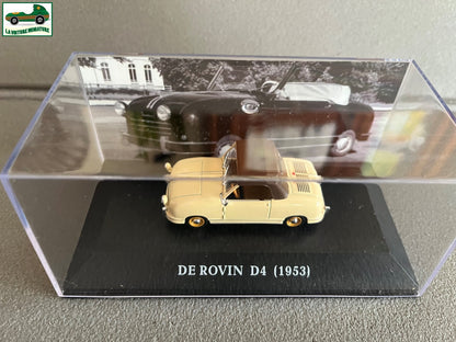 Voiture Miniature De Rovin D4 1953 Micro-Voitures D'Antan Altaya 1/43