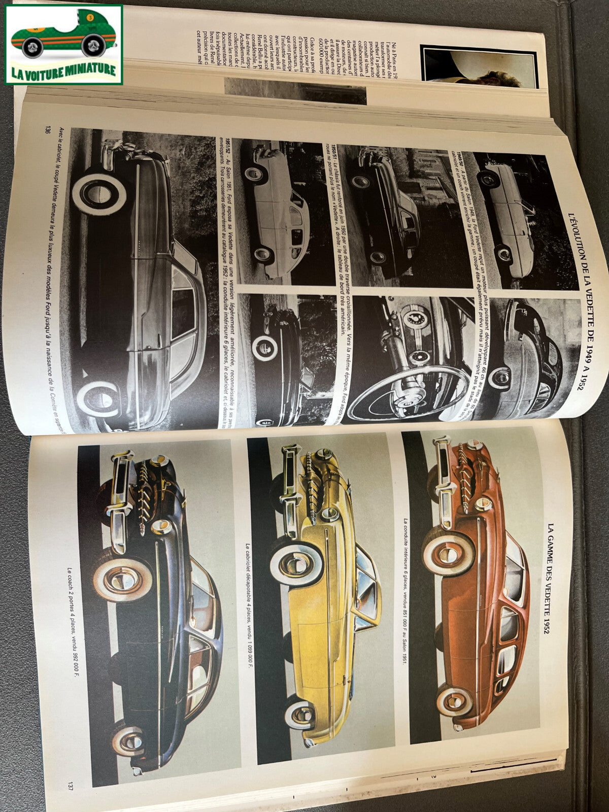 Livre Voiture Automobile Les Voitures Françaises des années 50 René Bellu