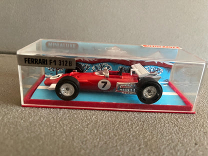 Ancienne Voiture Miniature Plastique Ferrari F1 312 B Minialuxe au 1/43