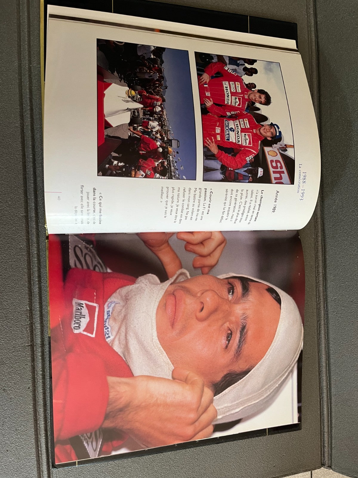 Livre Voiture Automobile Course Formule 1 Magic Senna La Sirène 1984 - 1994
