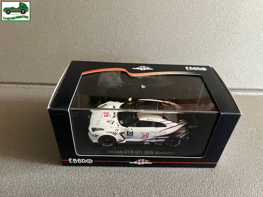 Voiture Miniature Nissan GT-R GT1 2009 Silverstone Ebbro au 1/43