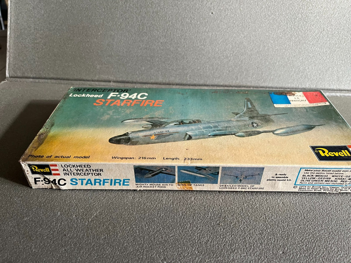 Maquette Militaire Avion Interceptor Lockheed F-94C Starfire Revell 1/53 1/56