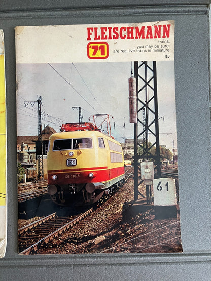 Lot Livre Revue Modélisme Ferroviaire Catalogue Catalogue Fleischmann 70 71