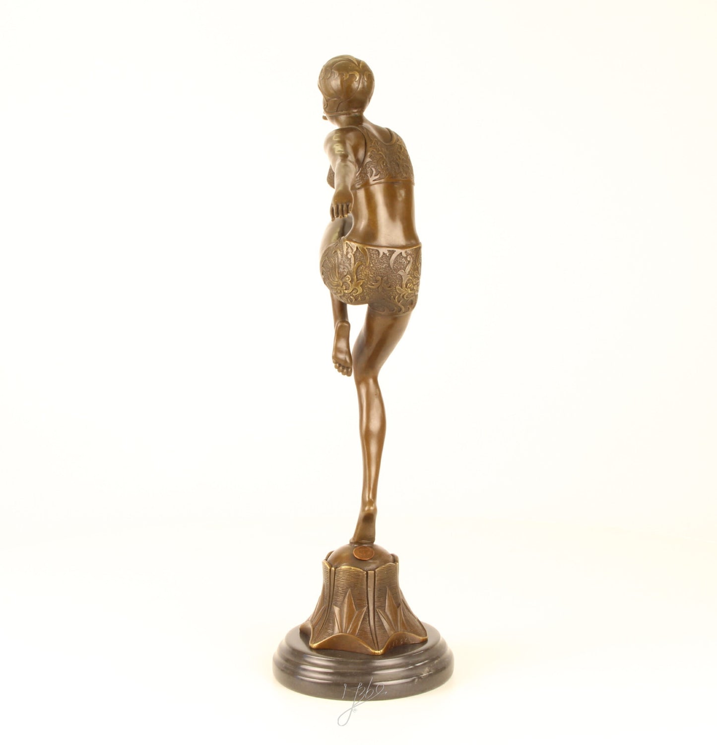 Statue Sculpture Bronze Art Déco Nouveau Danseuse Avec Brio DSBJ-25 Moderne