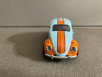 Voiture Miniature friction Volkswagen Coccinelle Cox Gulf 67 au 1/32 1/36