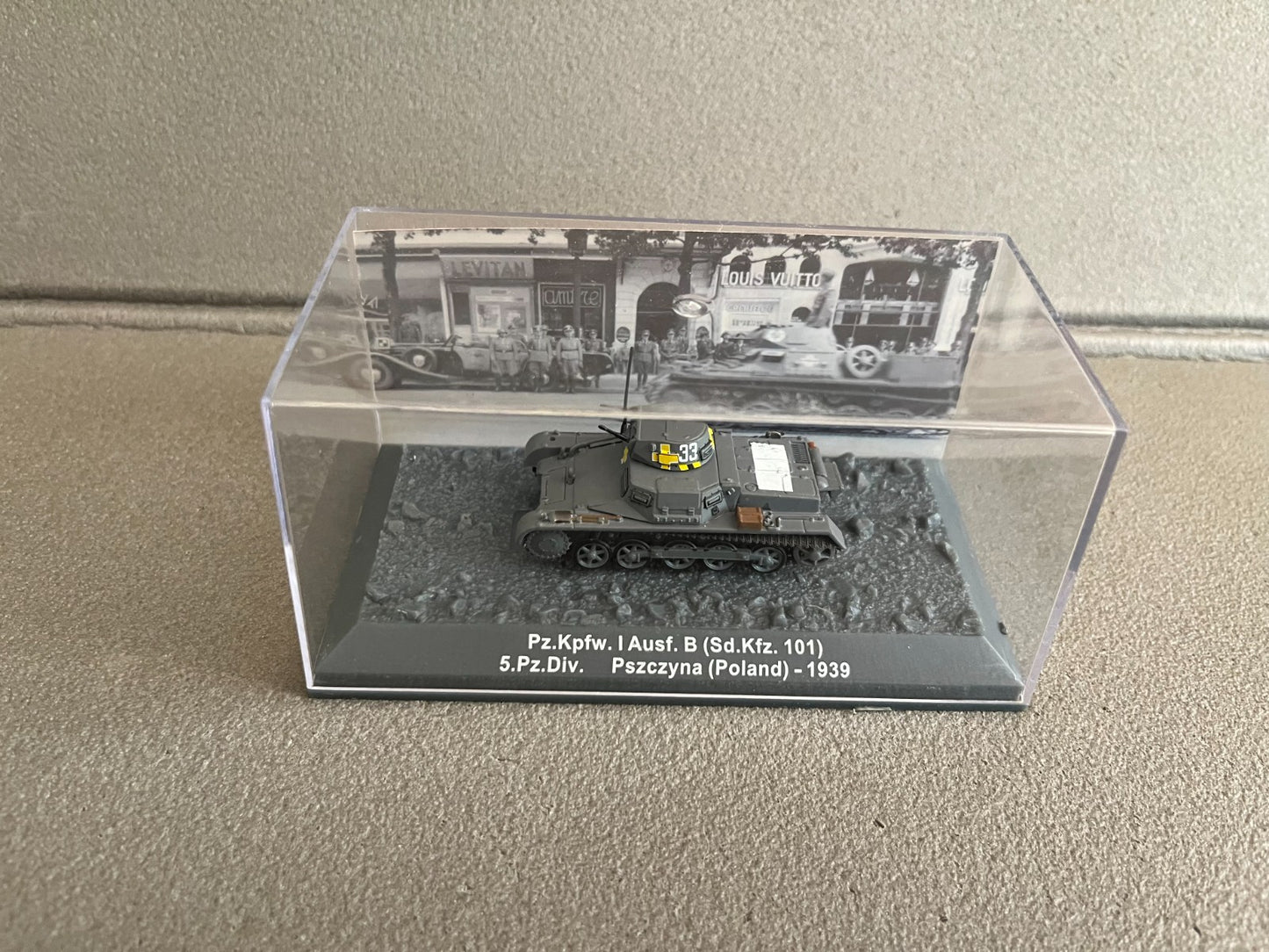 Miniature Militaire Char Tank Blindé Pz.Kpfw. I Ausf. B Poland 1939 Altaya 1/72