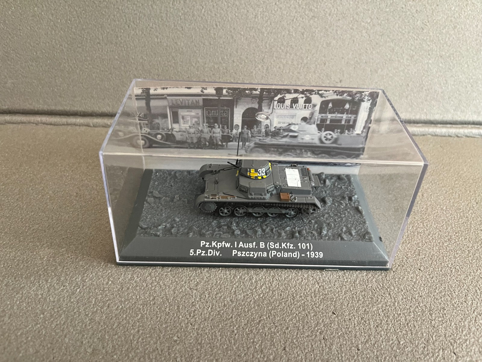 Miniature Militaire Char Tank Blindé Pz.Kpfw. I Ausf. B Poland 1939 Altaya 1/72