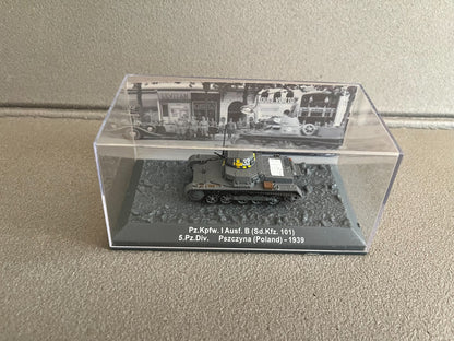 Miniature Militaire Char Tank Blindé Pz.Kpfw. I Ausf. B Poland 1939 Altaya 1/72