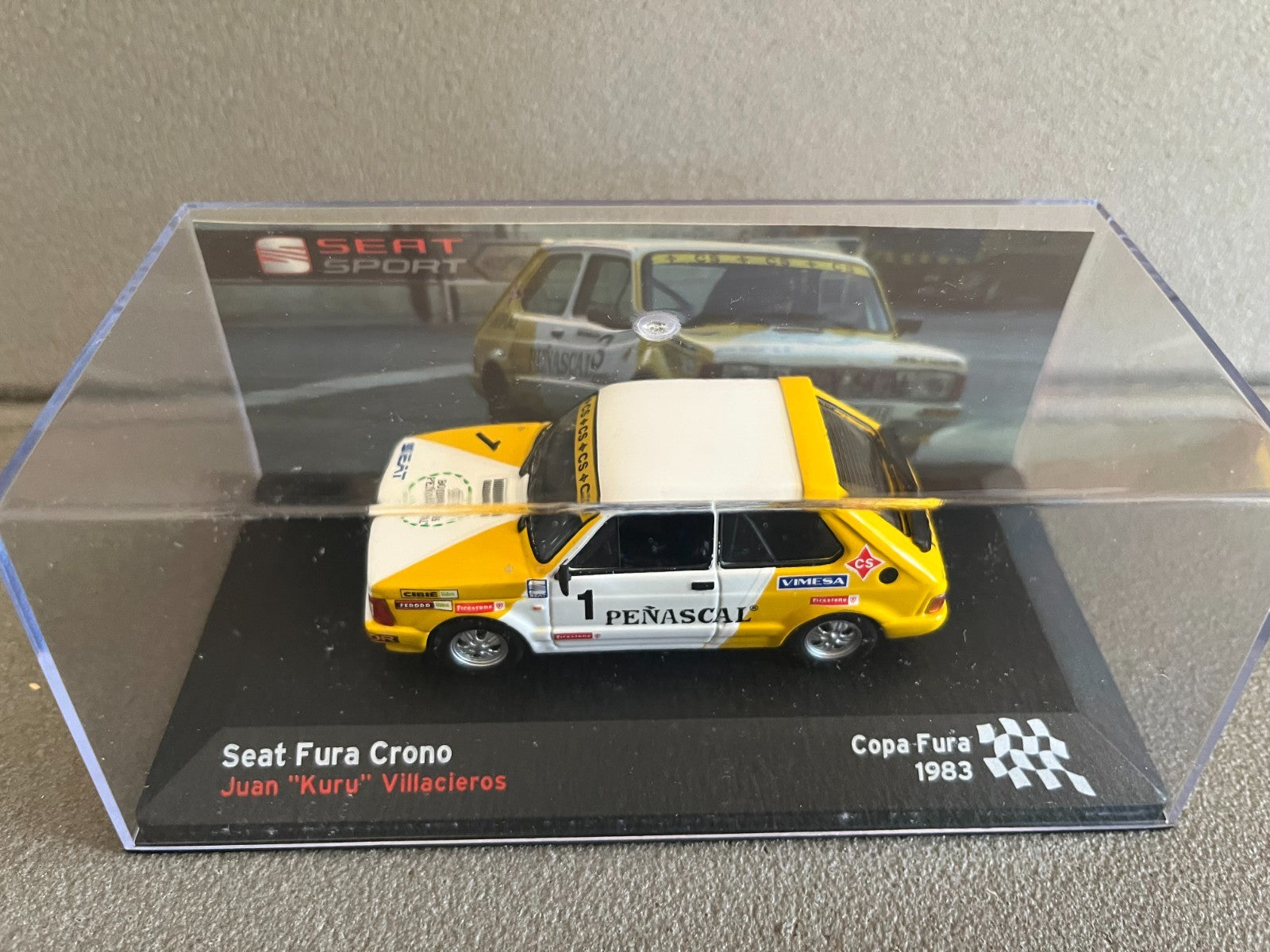 Voiture Miniature Seat Fura Crono Copa Fura 1983 Rallye au 1/43