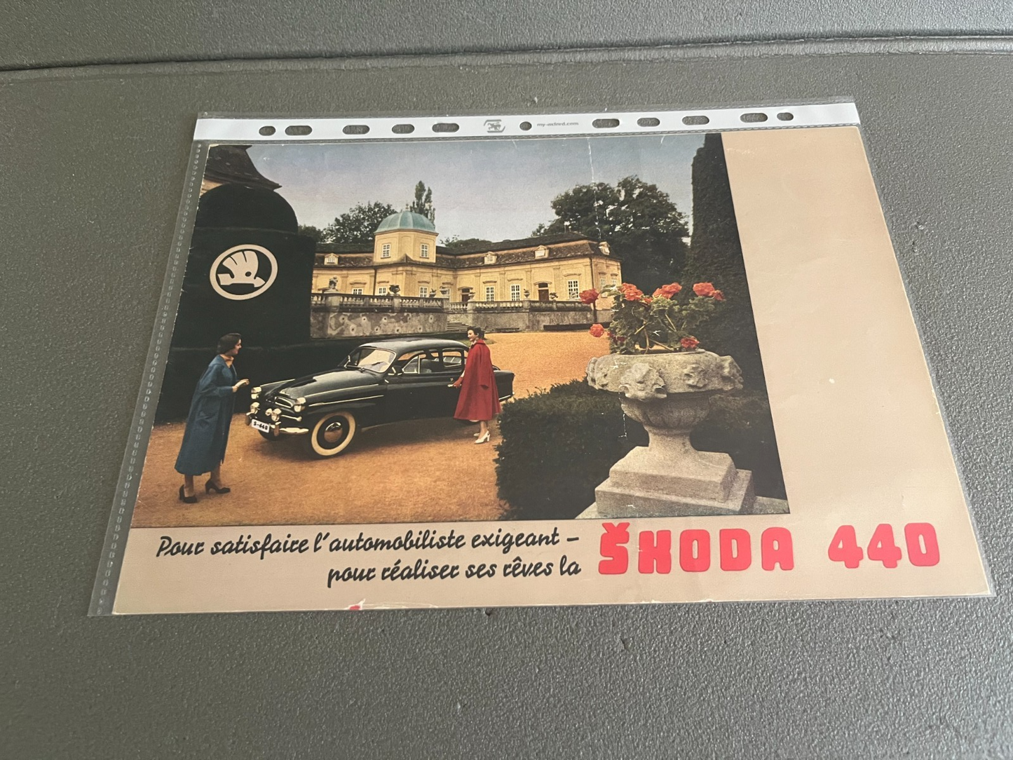 Ancien Dépliant Brochure Documentation Automobile Skoda 440