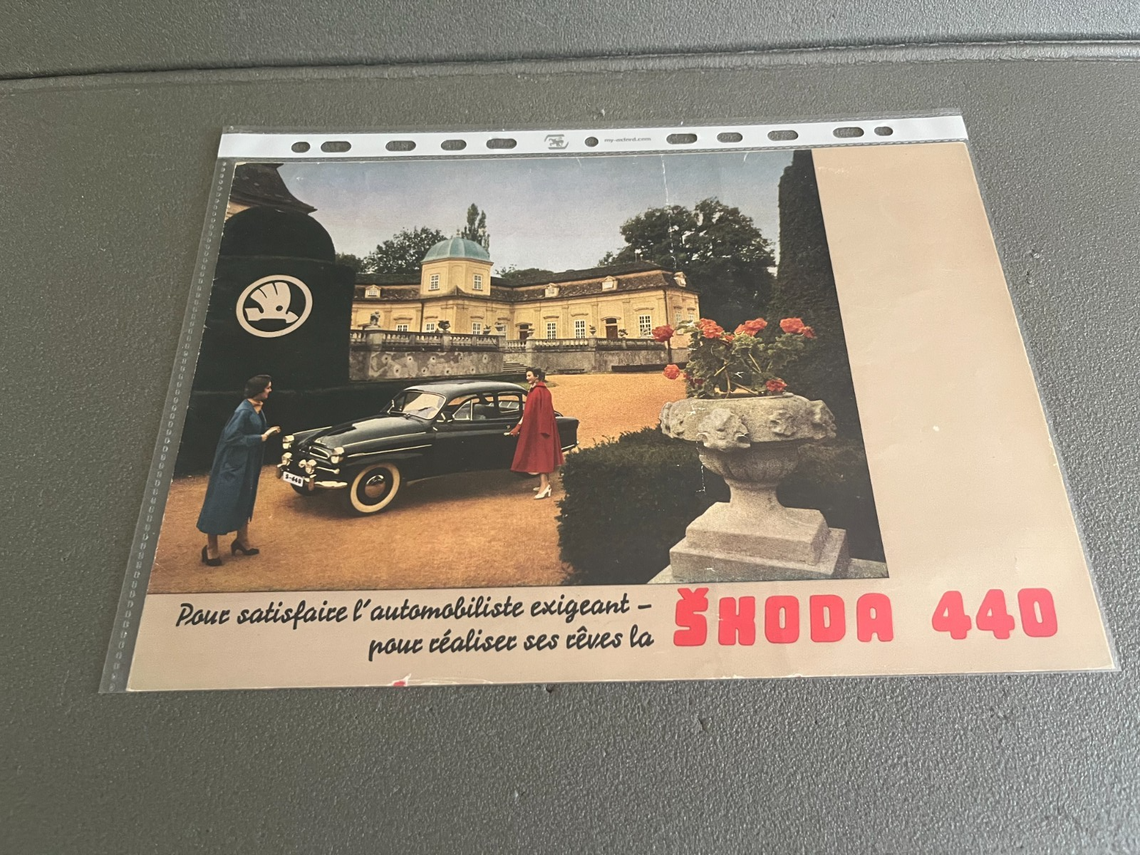 Ancien Dépliant Brochure Documentation Automobile Skoda 440
