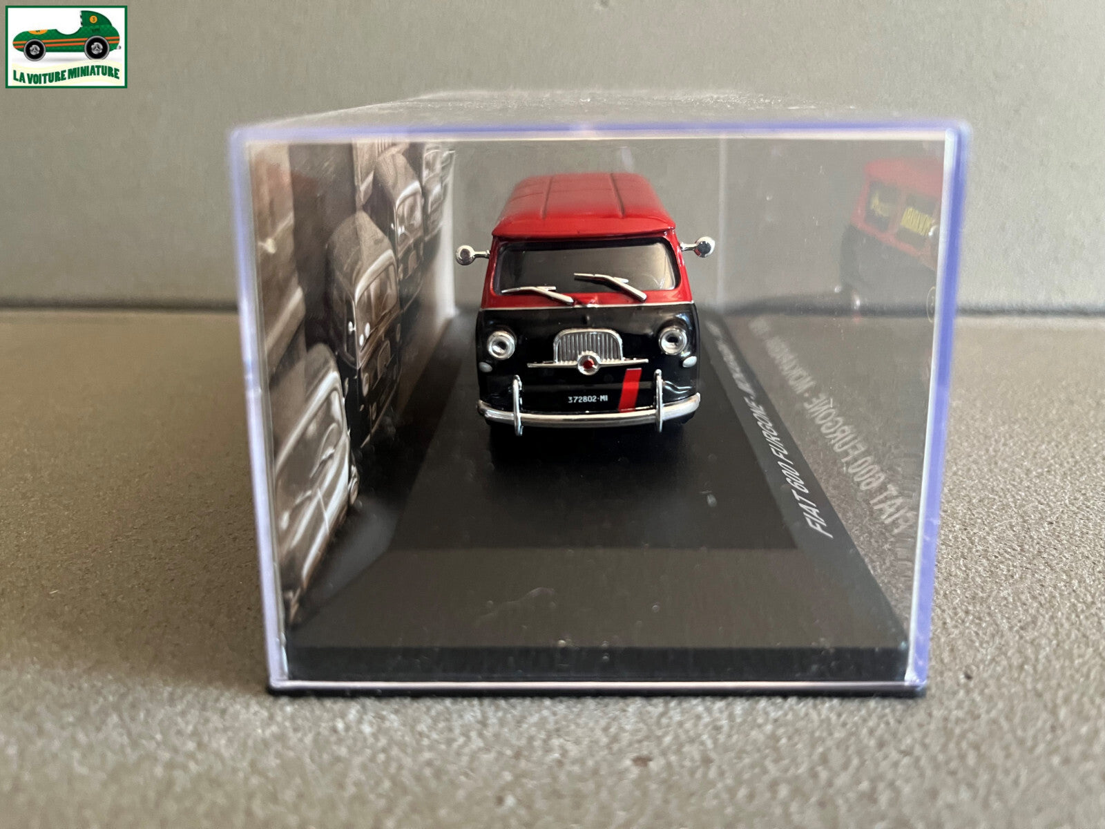 Voiture Miniature Fiat 600 Furgone Mokarabia 1958 au 1/43