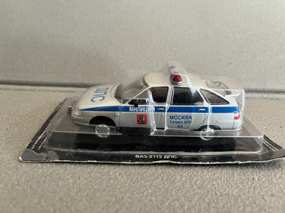 Voiture Miniature Vaz Lada 2112 DPS Ixo DeAgostini URSS Pays Est Russie 1/43