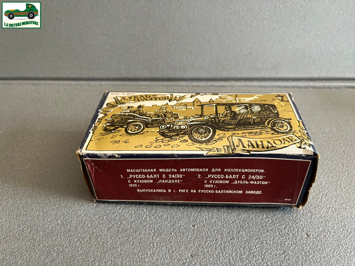 Ancienne Voiture Miniature Russo-Balt Satarov USSR URSS Russe Novoexport 1/43