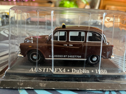 Voiture Miniature Austin FX4 Dublin 1980 Taxi Du Monde au 1/43 Altaya