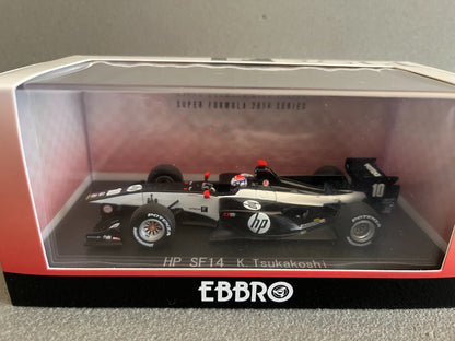 Voiture Miniature HP SF14 Formula 2014 F1 Ebbro au 1/43