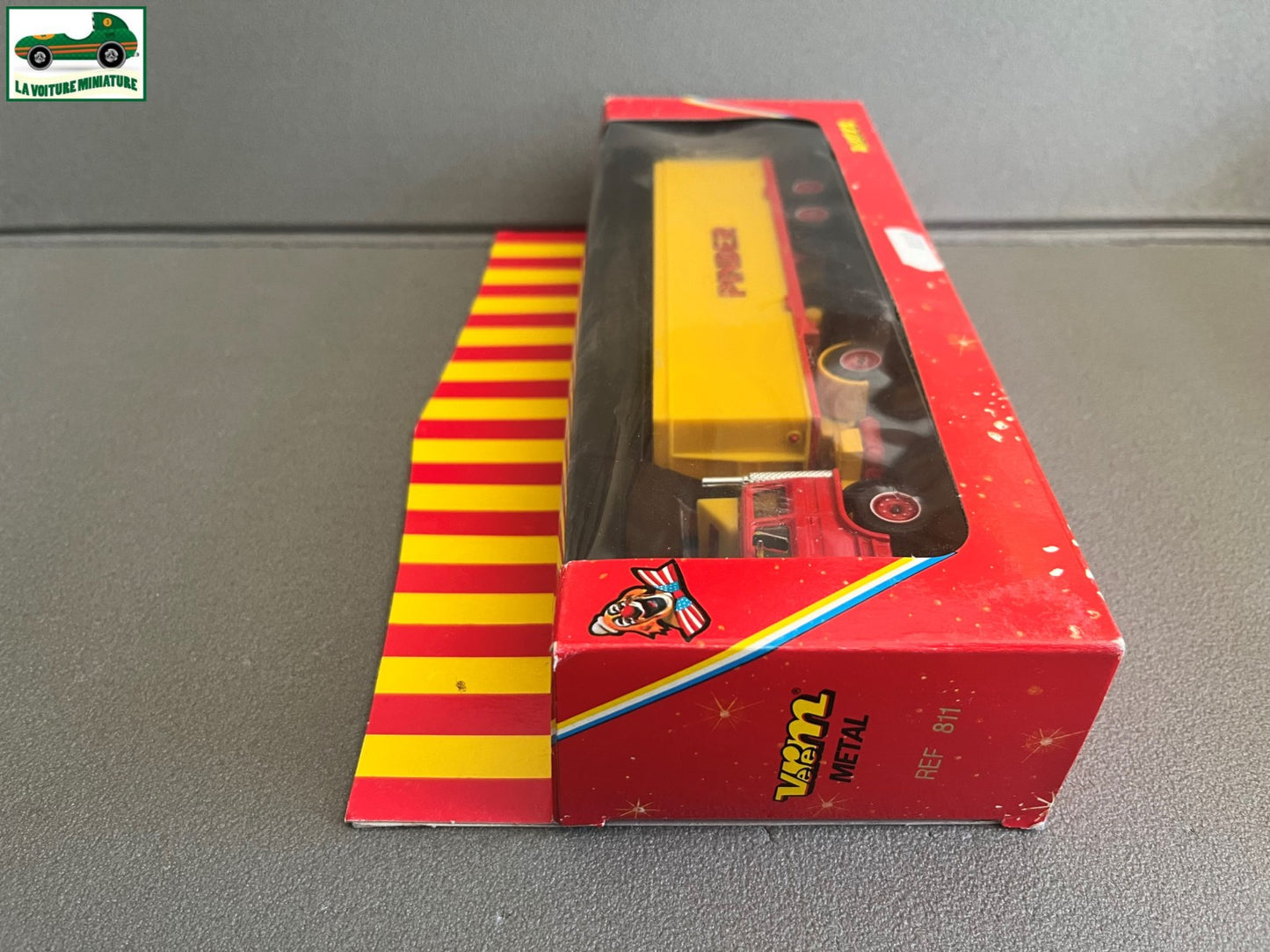 Voiture Miniature Semi Remorque Renault Transport Matériel Pinder Verem 811 1/50