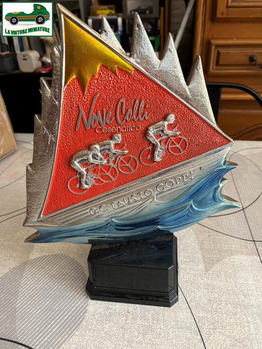 Ancien Trophée Coupe Course Vélo Nove Colli Cesenatico C.C Fausto Coppi Milano