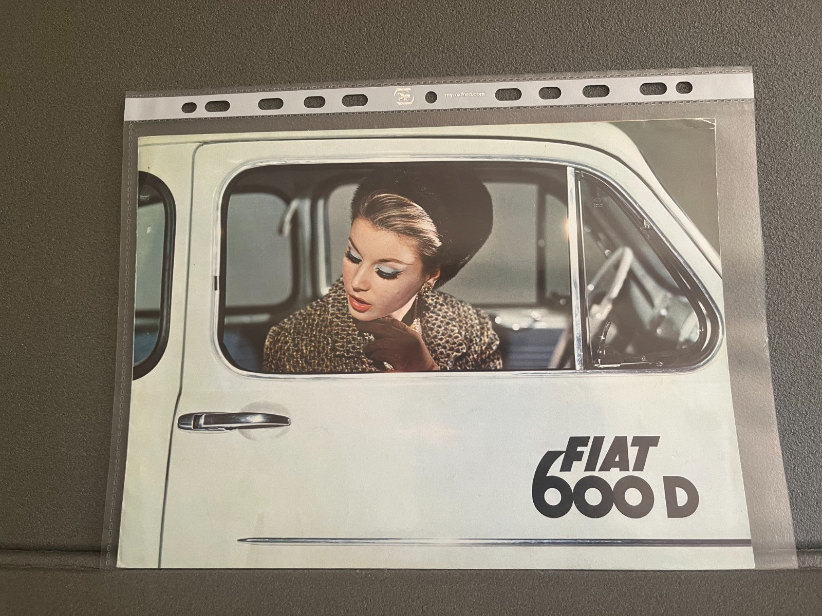 Ancien Dépliant Brochure Documentation Automobile Fiat 600 D