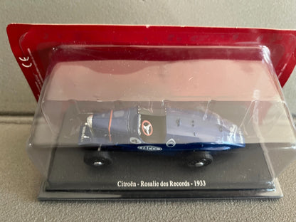 Voiture Miniature Citroen Rosalie des Records 1933 Edition Atlas au 1/43