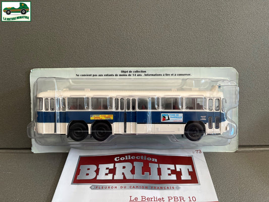 Voiture miniature Camion Berliet PBR 10 Autocar Autobus Bus Hachette 1/43