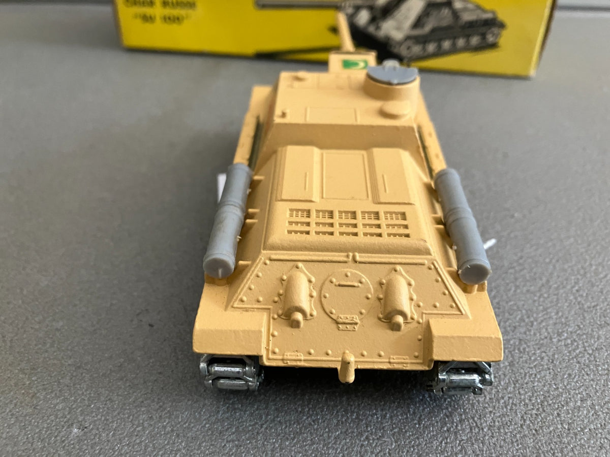 Ancienne Miniature Militaire Blindé Char Russe SU 100 208 Solido France 1/50