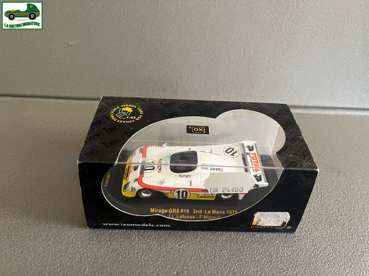 Voiture miniature Mirage GR8 2nd Le Mans 1976 Ixo au 1/43