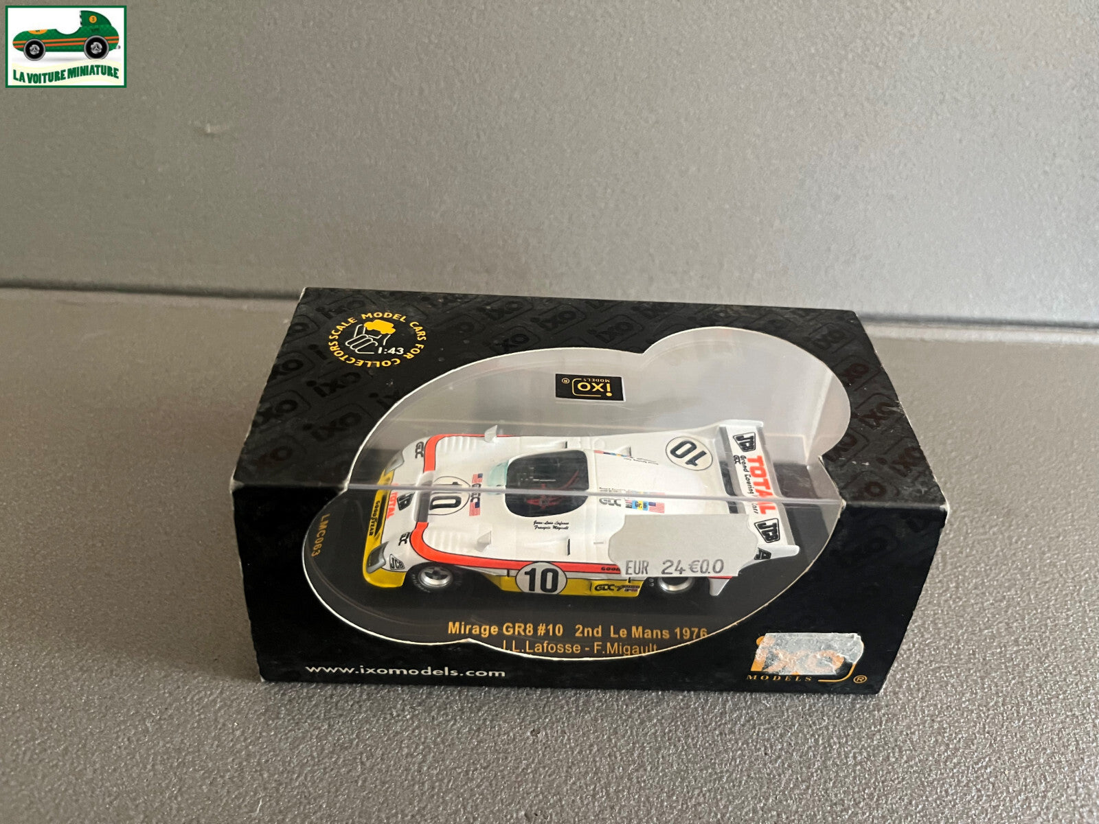 Voiture miniature Mirage GR8 2nd Le Mans 1976 Ixo au 1/43