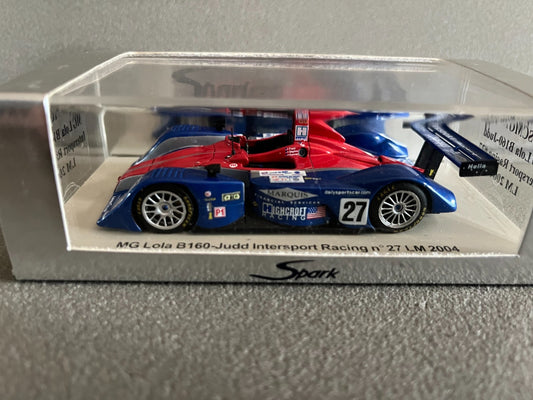 Voiture Miniature MG Lola B160 N°27 LM 2004 Le Mans Spark au 1/43