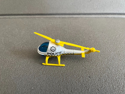 Ancienne Voiture Miniature Hélicotère Police Corgi Junior Echelle Majorette